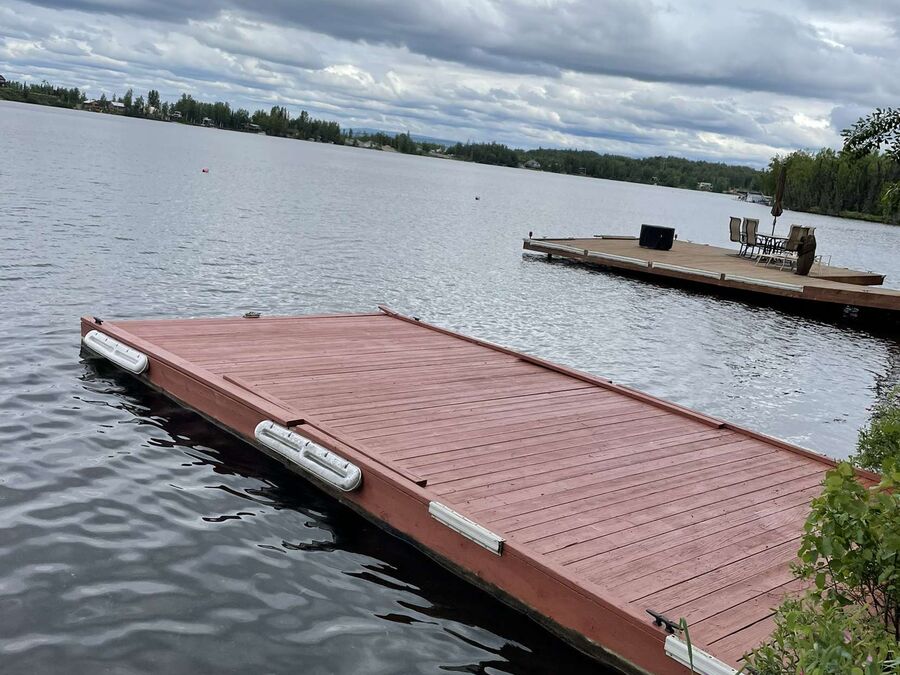 Dock painted